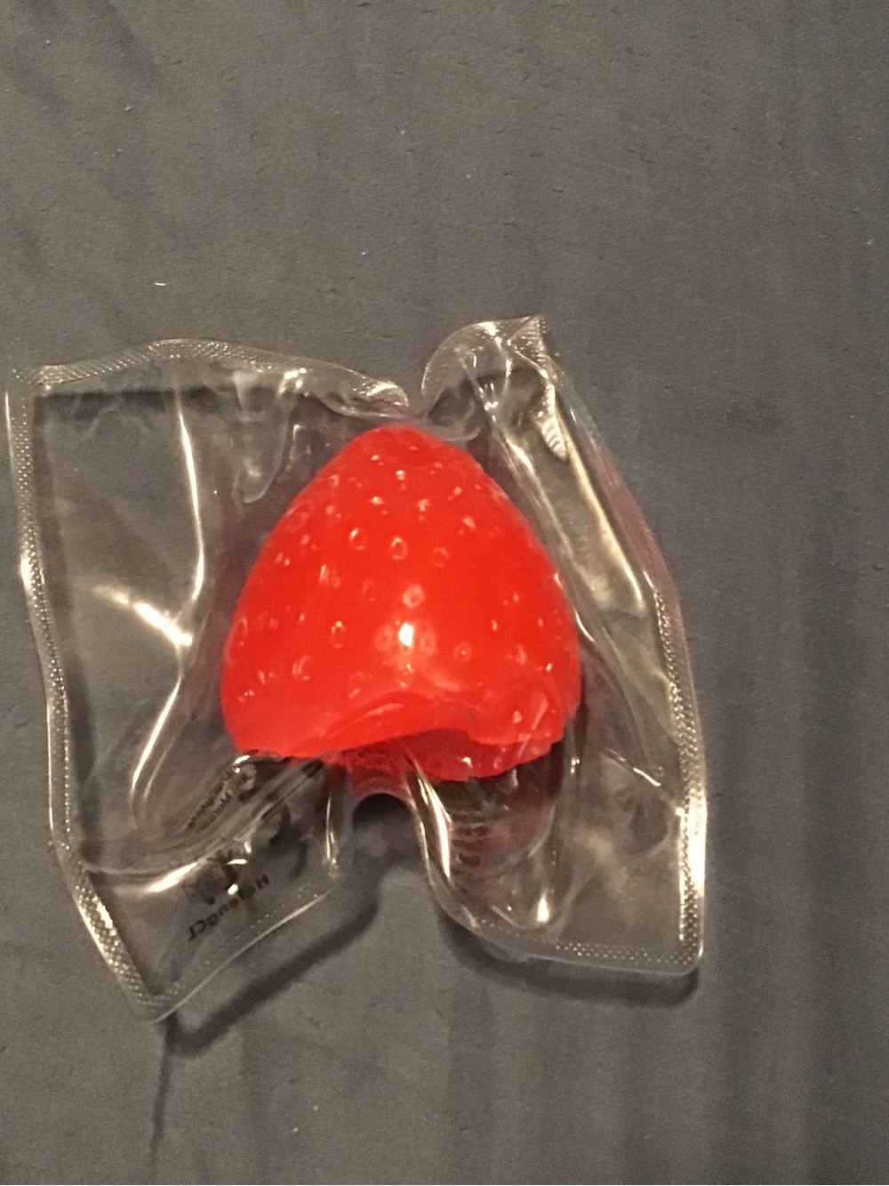 Red Strawberry Squishy Toy